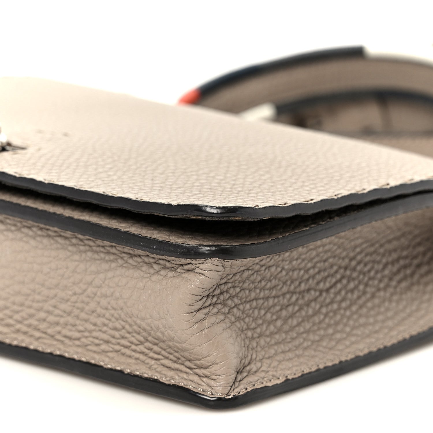 Fendi Cuoio Romano Selleria Piping Messenger Bag Corda Multicolor 9 of 9