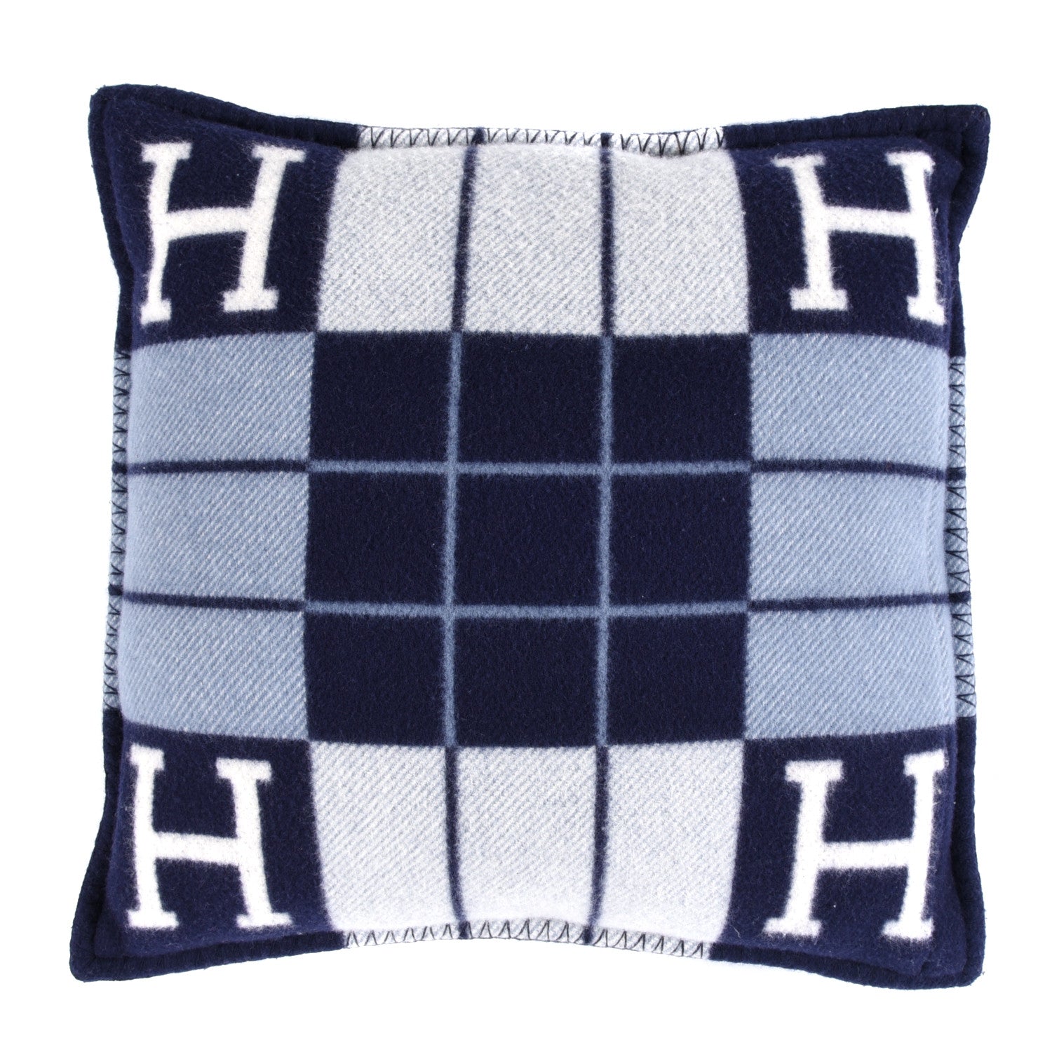Hermes Wool Cashmere Avalon III Pillow PM Ecru Caban 1 of 3
