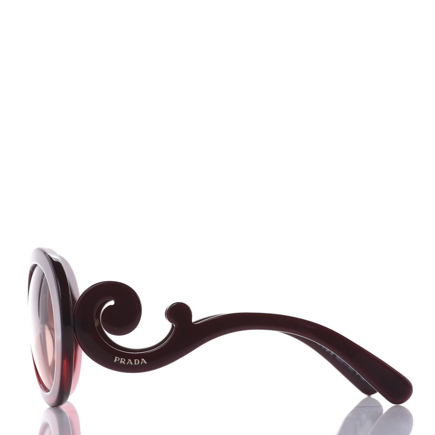 Prada Baroque Sunglasses SPR27N Red 3 of 7