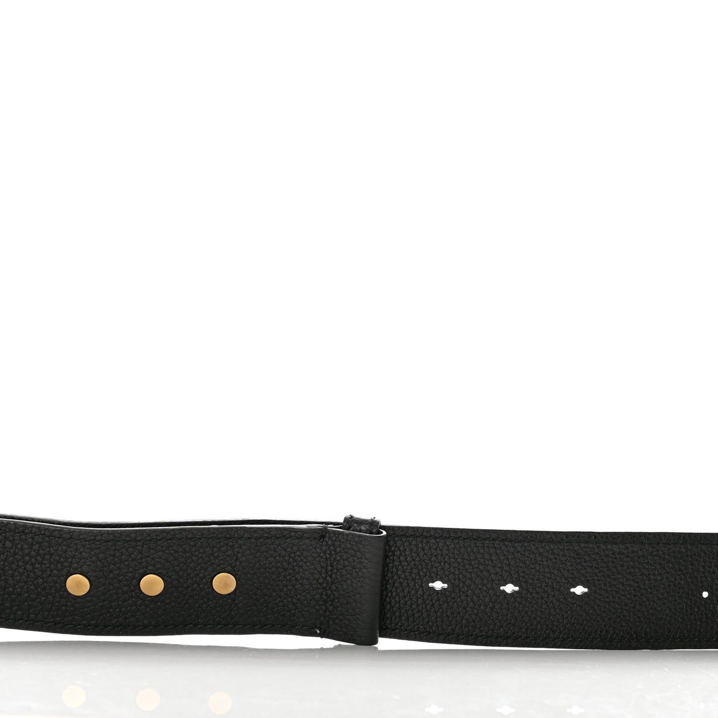 Calfskin J'Adior Shoulder Strap Black
