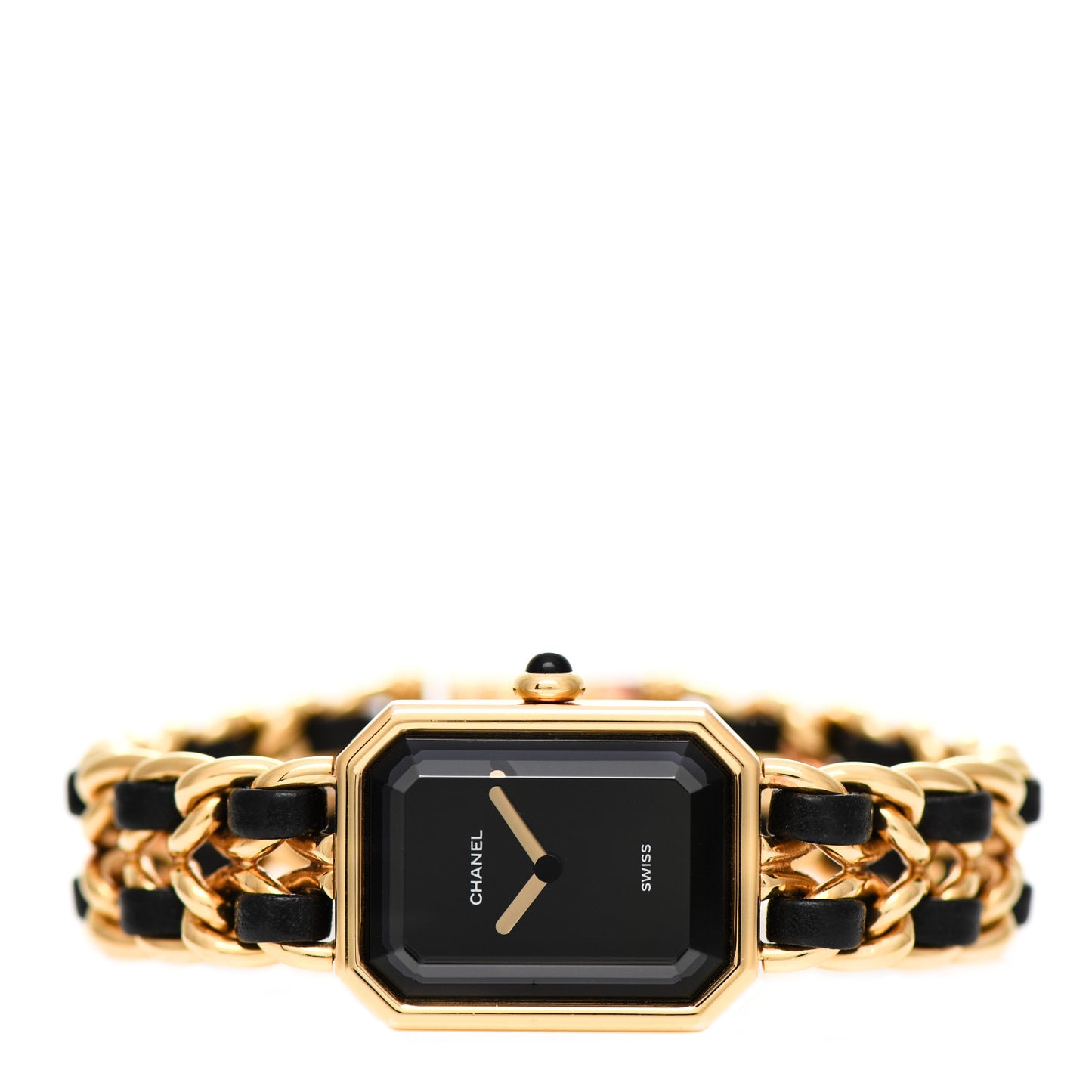 Stainless Steel Lambskin 20mm Chain Premiere Quartz Watch Gold M