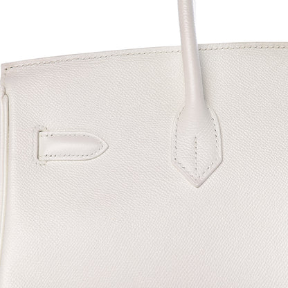 Hermes Epsom Birkin 35 White 23 of 38