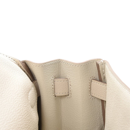 Hermes Togo Au Galop Kelly Retourne 32 Craie Rouge H Fauve Black 20 of 26