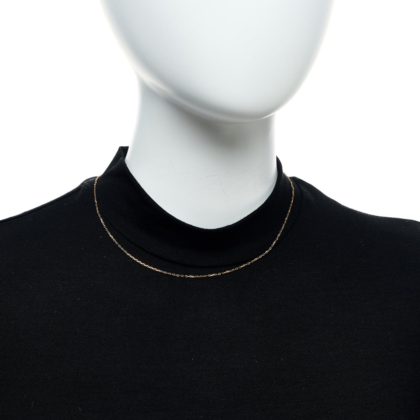 18K Yellow Gold Chain Necklace
