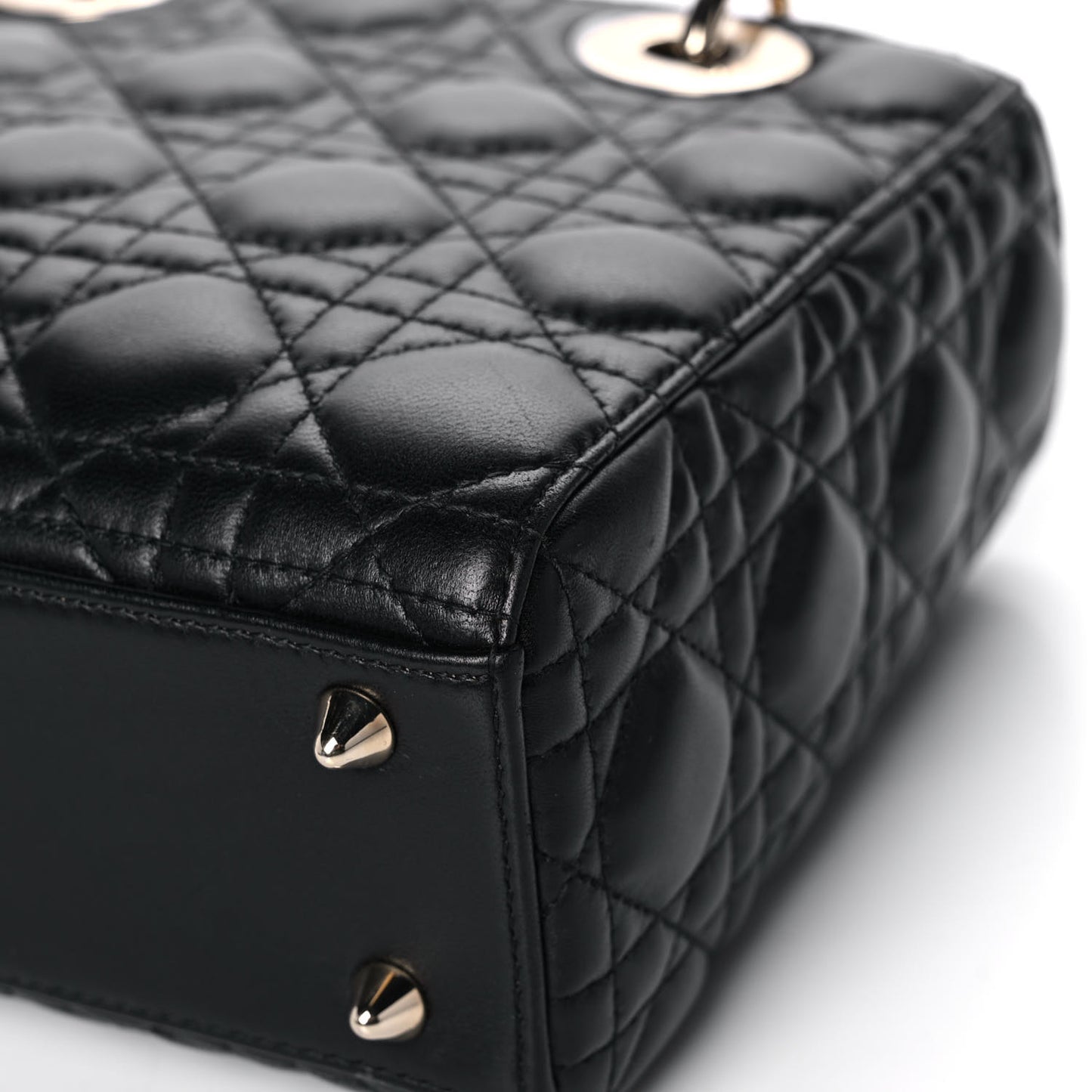 Lambskin Cannage Small My ABCDior Lady Dior Black