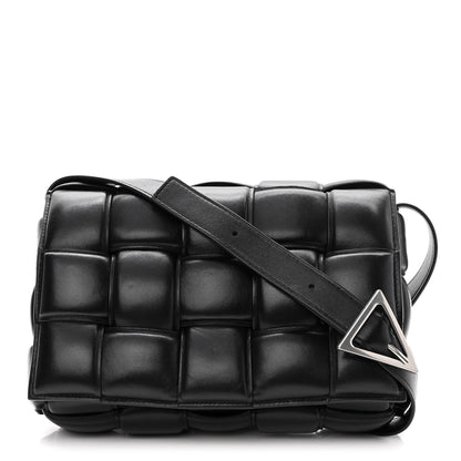 Bottega Veneta Nappa Maxi Intreccio Padded Cassette Crossbody Bag Black 1 of 10