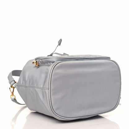 Prada Re-Nylon Saffiano Duet Bucket Crossbody Bag Fiordaliso 4 of 9