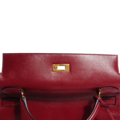 Hermes Box Kelly Retourne 32 Rouge H 13 of 28