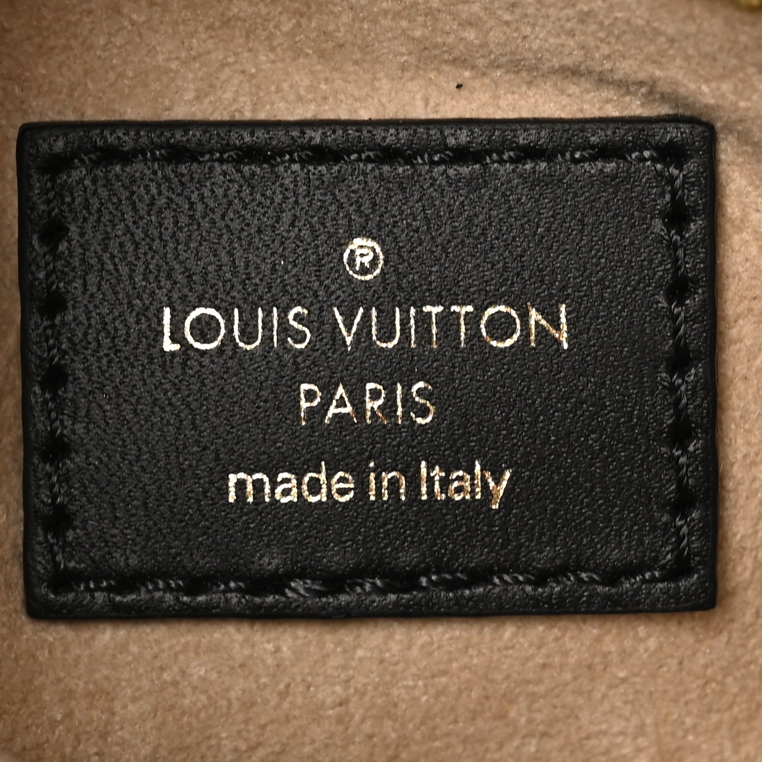 Louis Vuitton Monogram Giant Crafty NeoNoe MM Creme Rouge Black 6 of 10