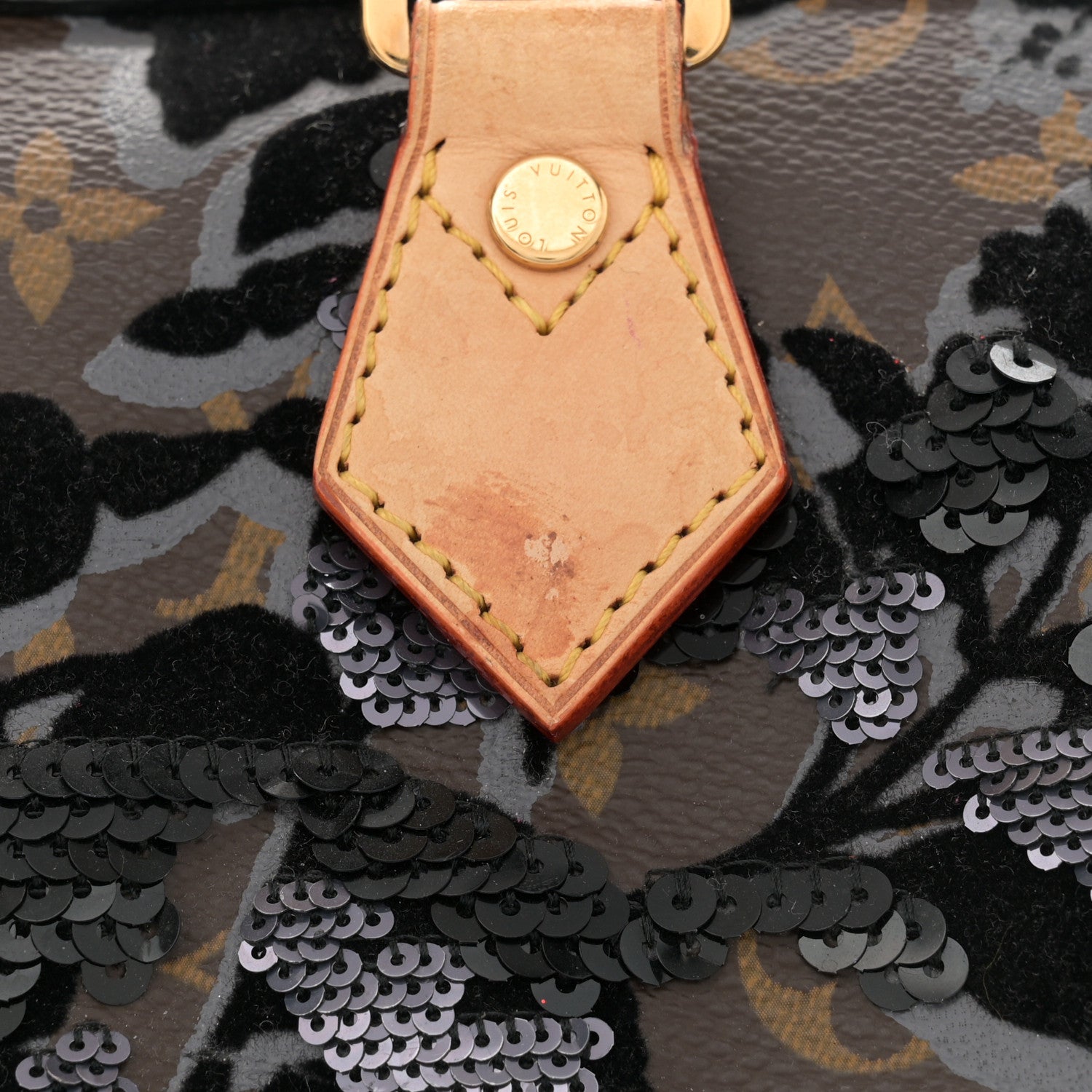 Louis Vuitton Monogram Fleur De Jais Sequins Speedy 30 12 of 15