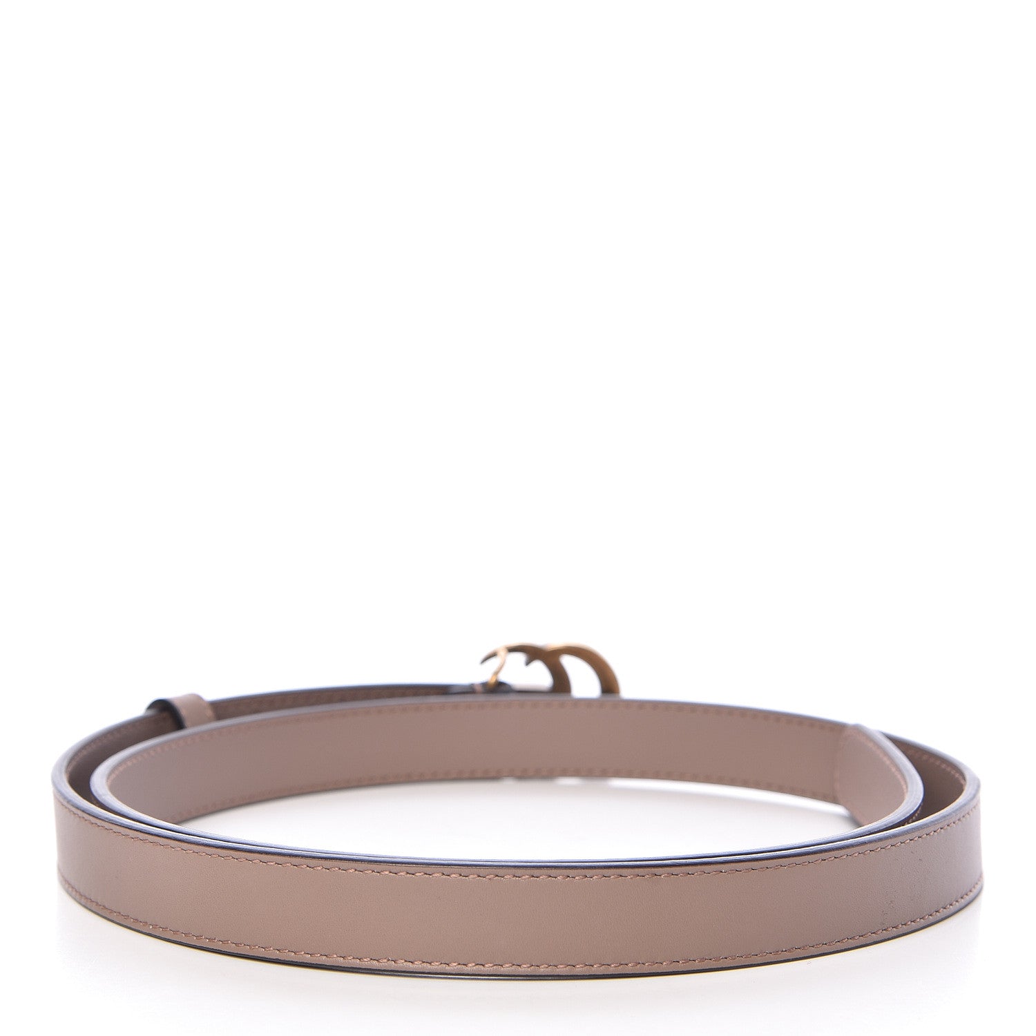 Gucci Calfskin Double G 20mm Belt 90 36 Porcelain Rose 3 of 6