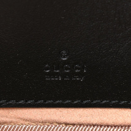 Gucci Calfskin Matelasse Mini GG Marmont Chain Crossbody Bag Black 6 of 10