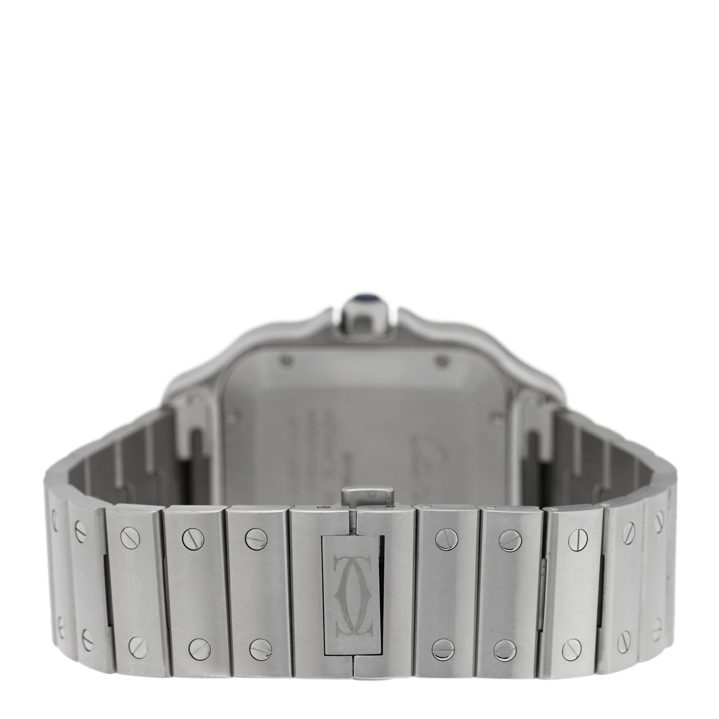 Stainless Steel 39.8mm Santos De Cartier Automatic Watch