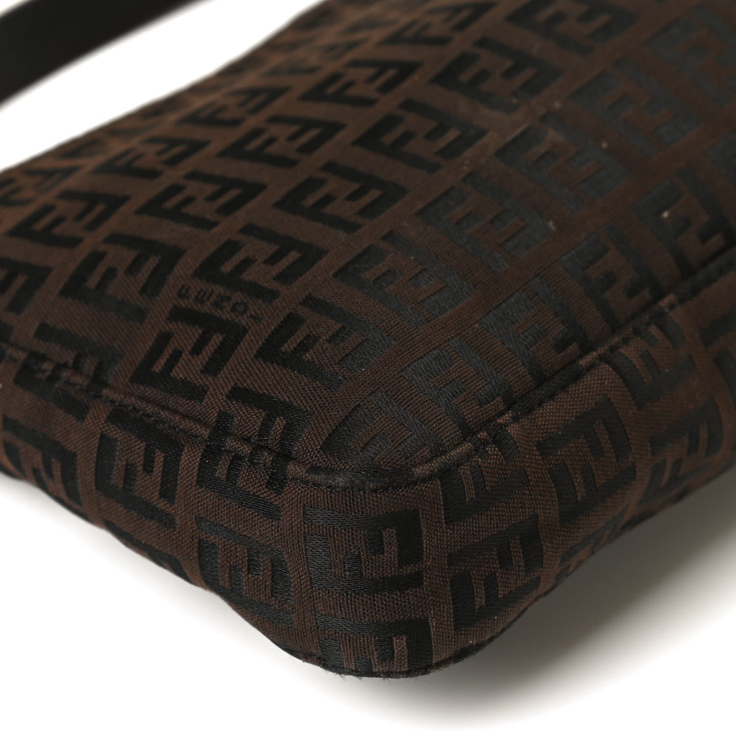 Fendi Zucchino Pochette Tobacco Moro 10 of 12
