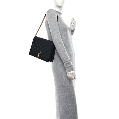 Saint Laurent Lambskin Quilted Small Becky Chain Bag Black 2 of 11