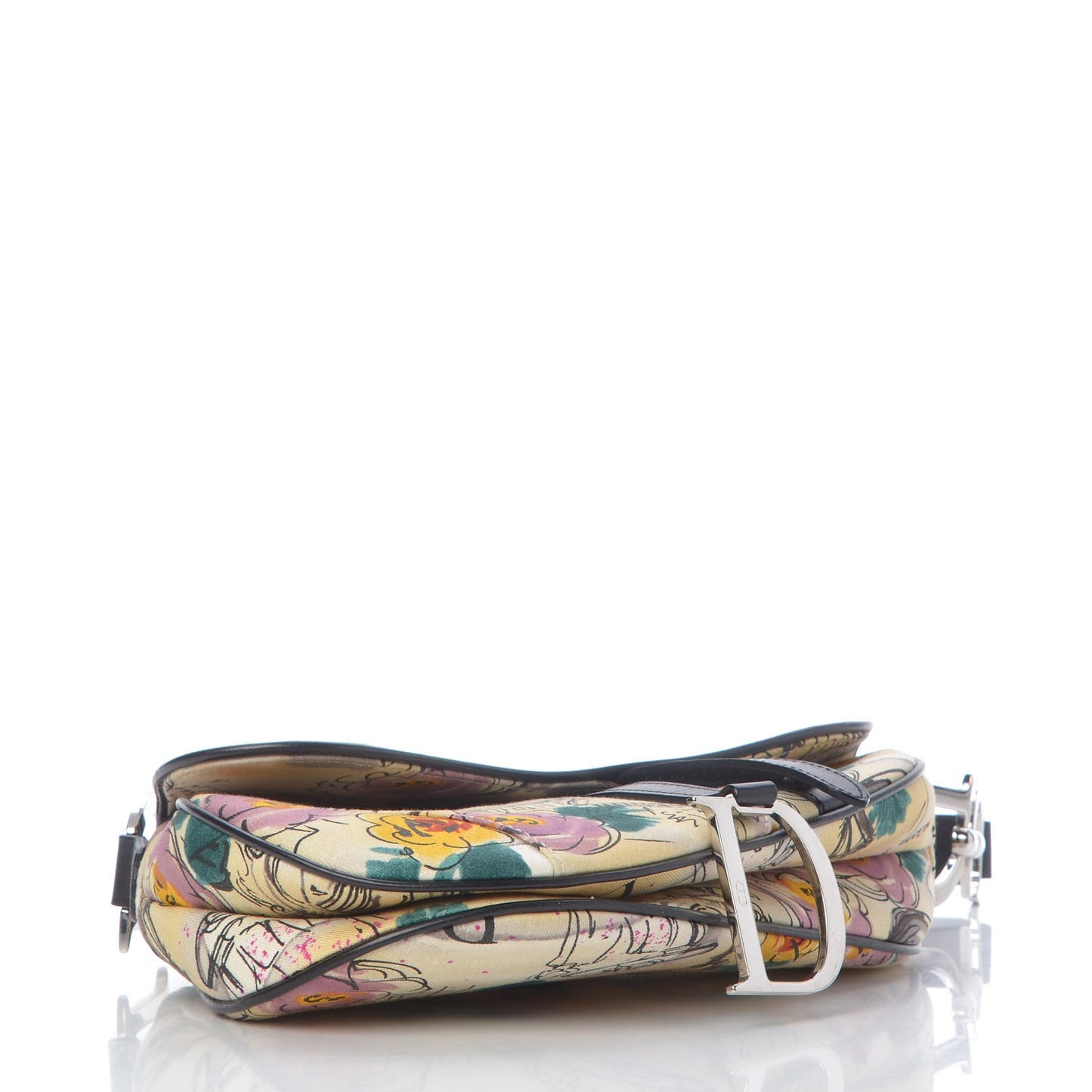 Canvas Paris 50s Saddle Bag Multicolor