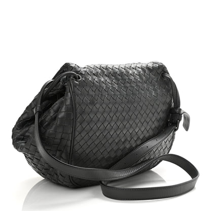 Bottega Veneta Nappa Intrecciato Message Bag Grey 3 of 11