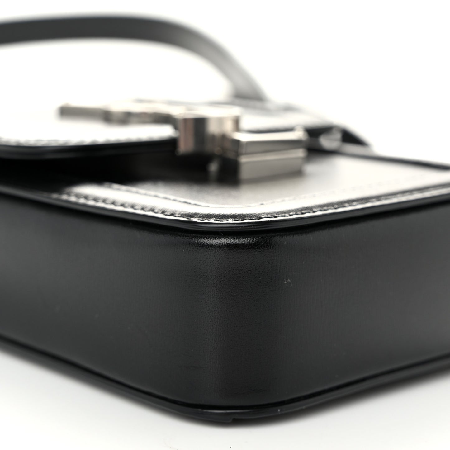 Smooth Calfskin Mini Solferino Satchel Black