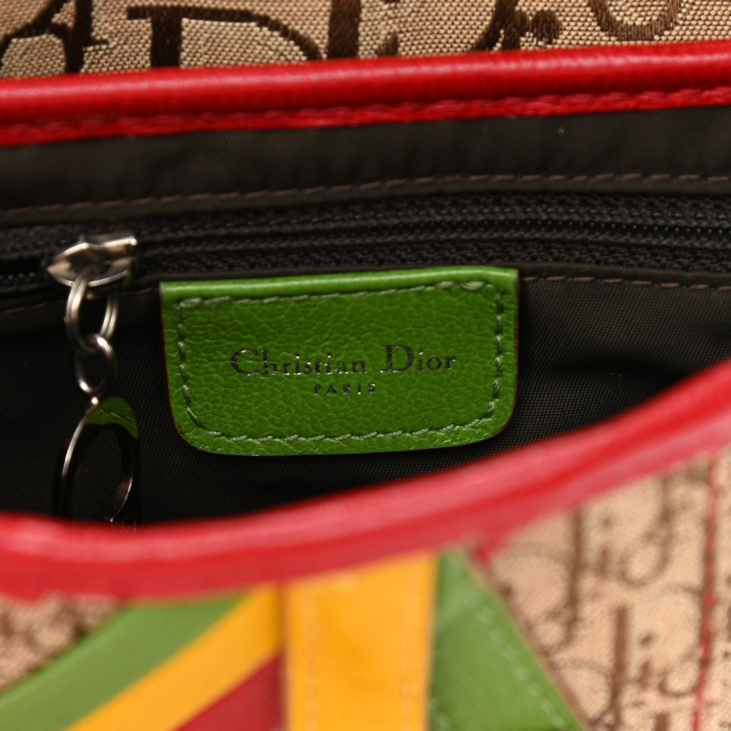 Monogram Rasta Saddle Bag Beige