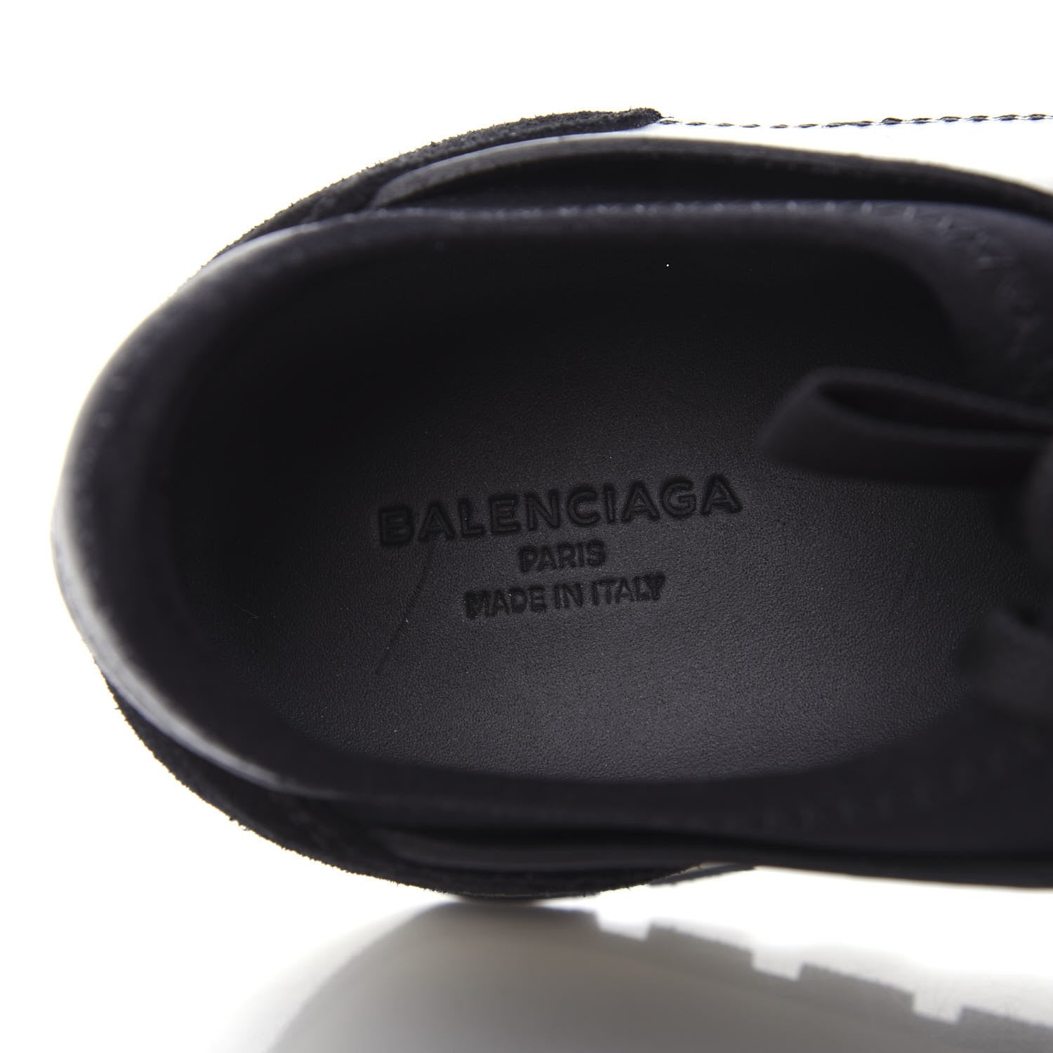 Balenciaga Mesh Calfskin Neoprene Suede Womens Race Runner Sneakers 37 Black 8 of 10