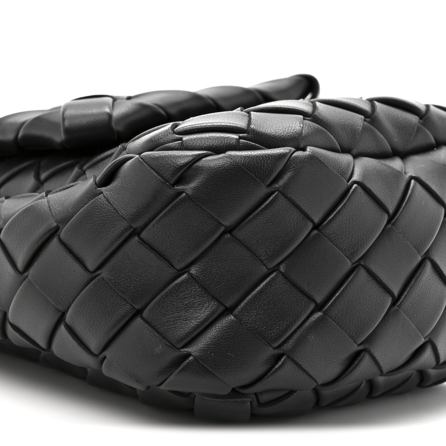 Bottega Veneta Nappa Intrecciato Mini Vertical Cobble Shoulder Bag Black 10 of 10