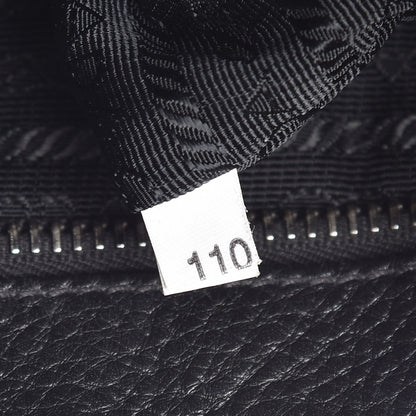 Prada Vitello Daino Crossbody Bag Black 7 of 10
