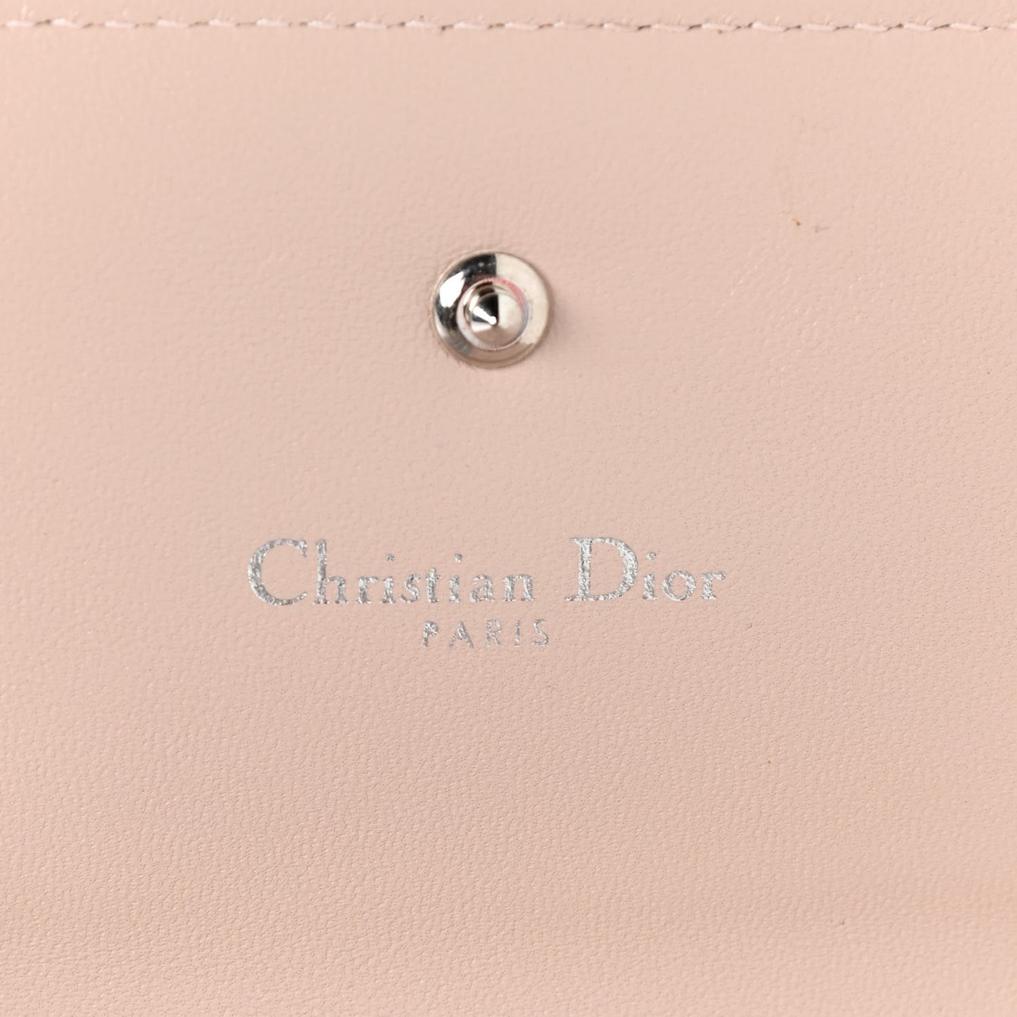 Ceramic Effect Deerskin Cannage Diorama Elancee Wallet Hyper Pink