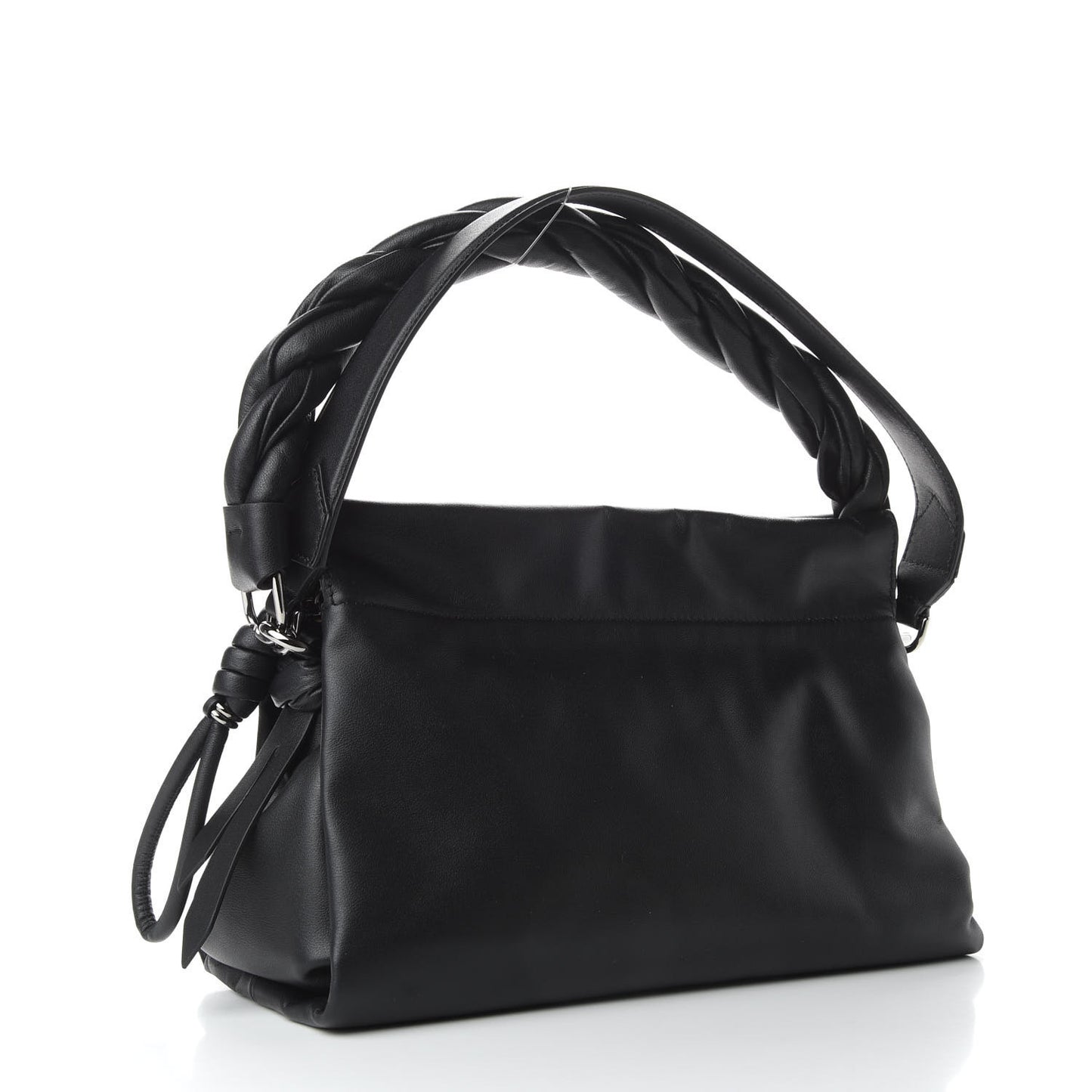 Calfskin Medium ID93 Satchel Black