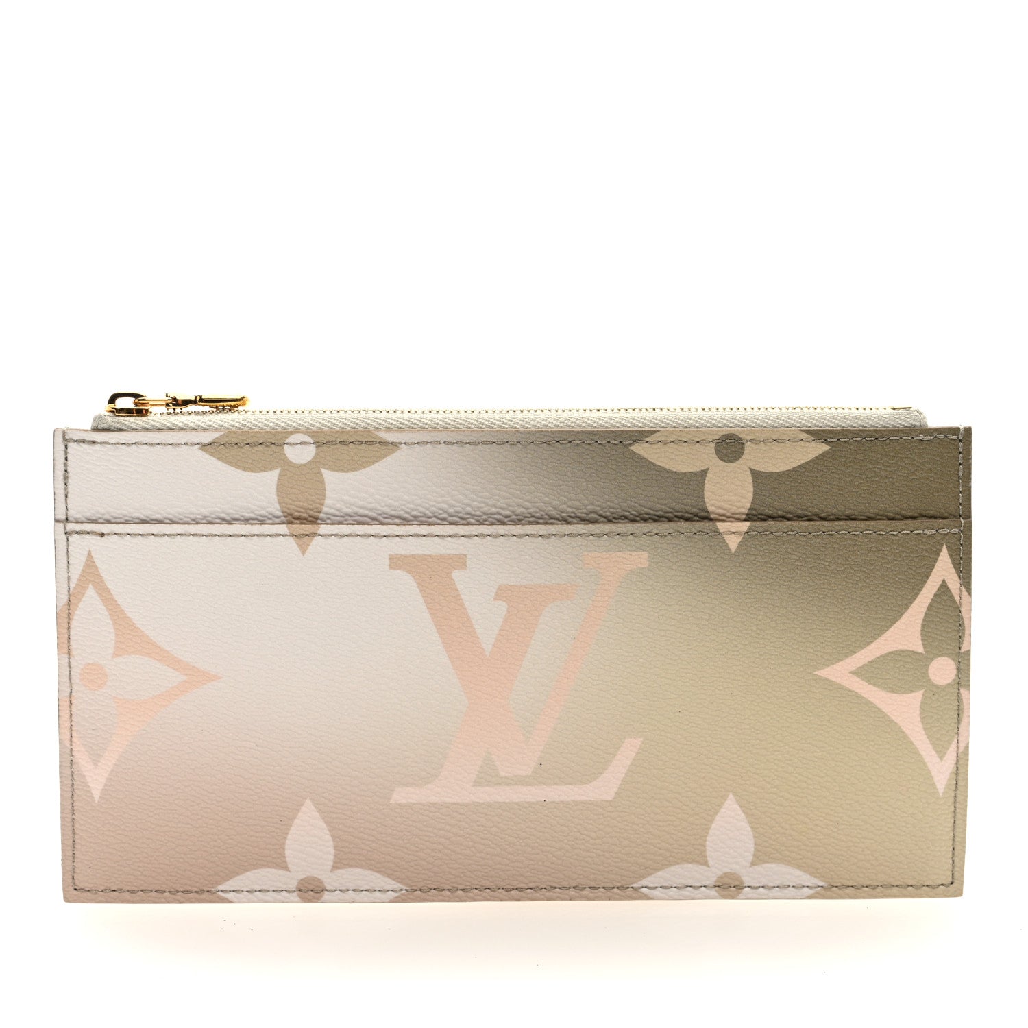 Louis Vuitton Monogram Giant Spring In The City Slim Purse Sunset Kaki 1 of 6