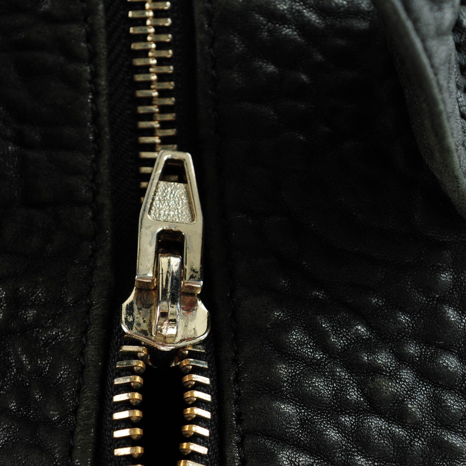 Alexander Wang Pebbled Lambskin Rocco Duffel Black Pale Gold Hardware 11 of 14