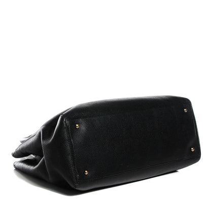 Chanel Calfskin Cerf Executive Shopper Tote Black 4 of 7