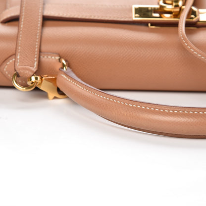 Hermes Courchevel Kelly Sellier 32 Gold 15 of 38