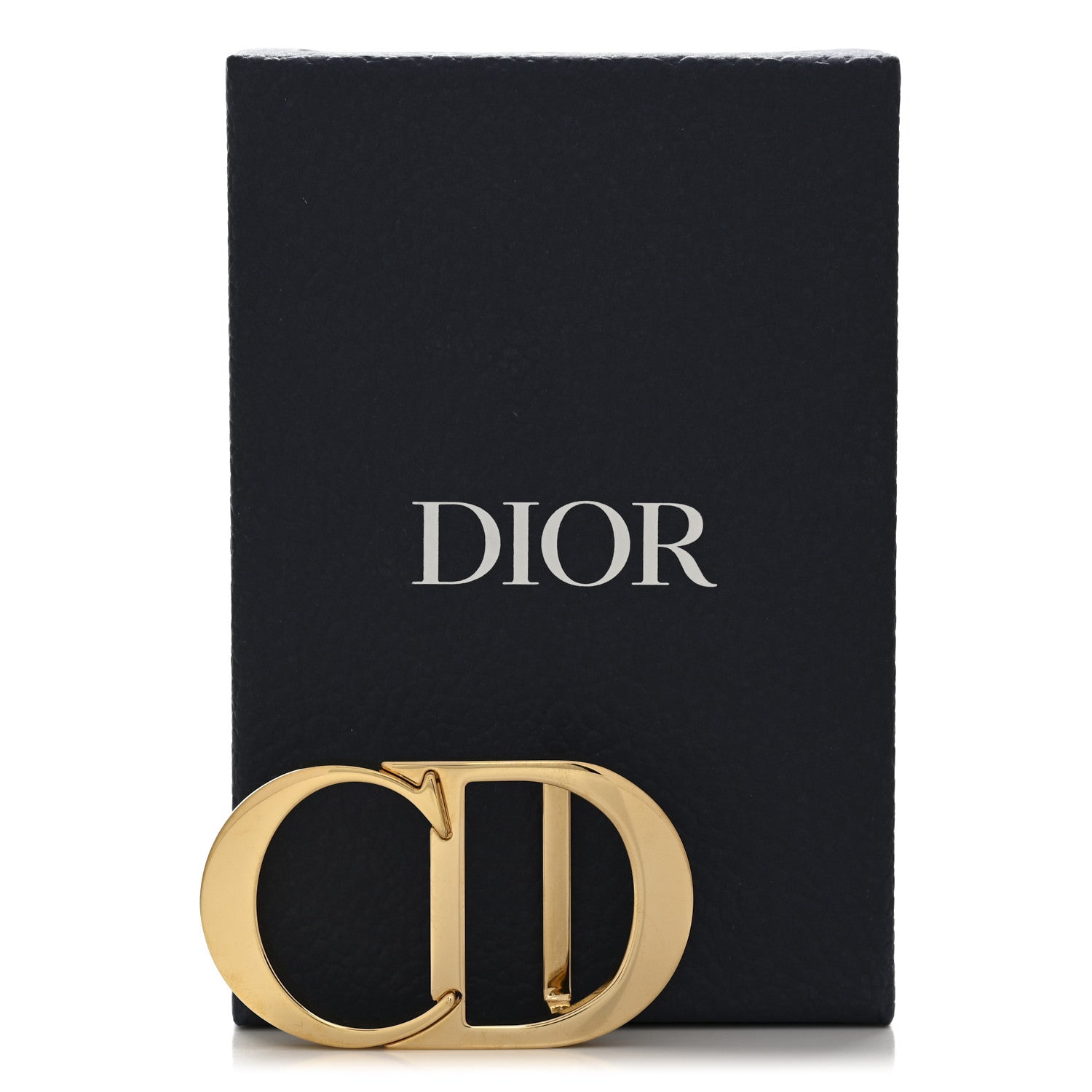 Christian Dior Metal CD Icon 40mm Belt Buckle Gold 1860700