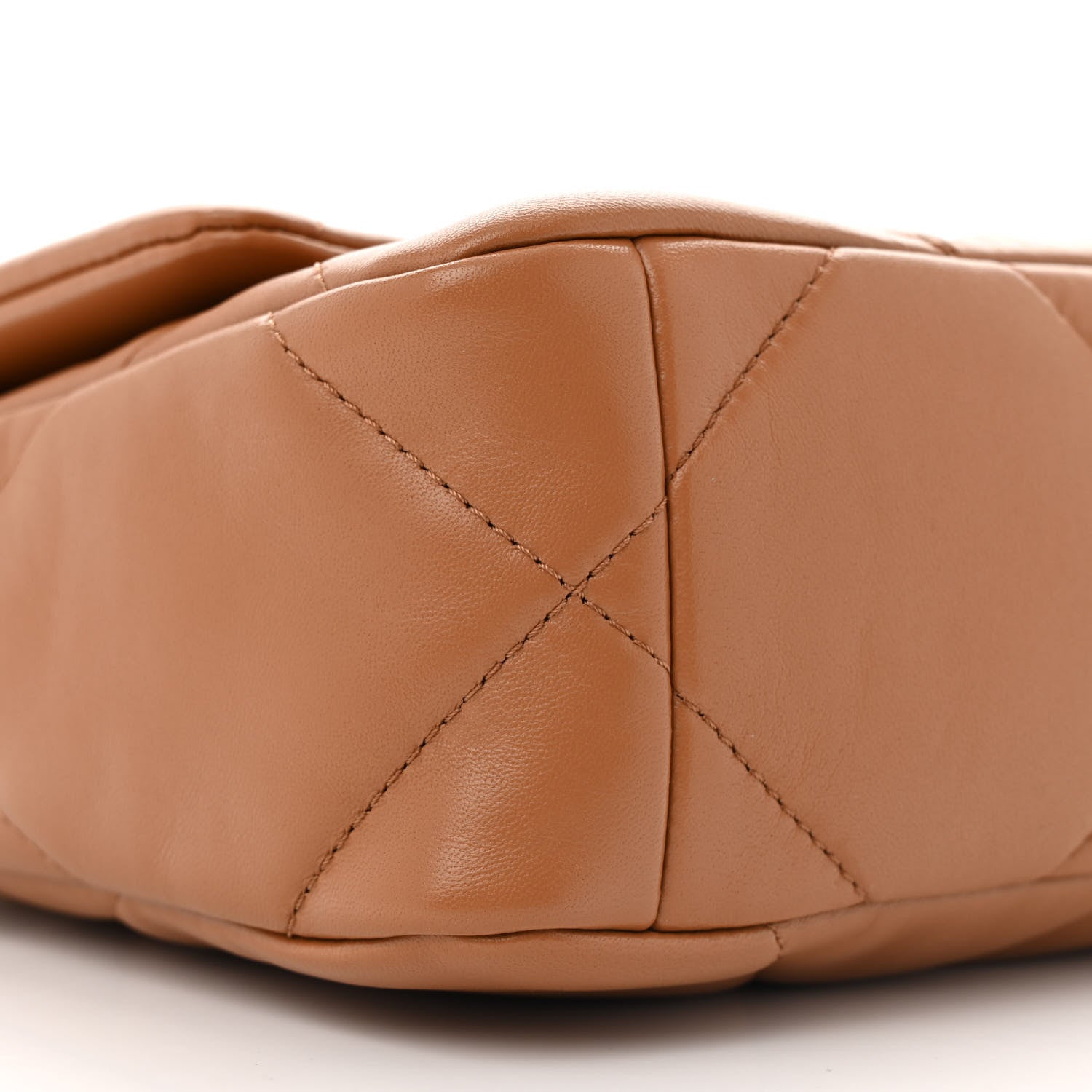 Chanel Lambskin Quilted Medium Chanel 19 Flap Brown 9 of 11