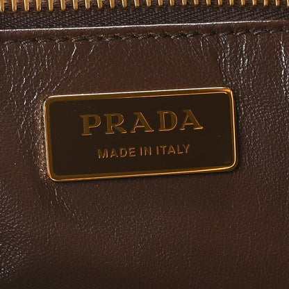 Prada Scamosciato Suede Medium Aimee Shoulder Bag Cacao 11 of 17