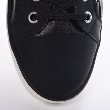 Louis Vuitton Calfskin Suede Damier Infini Aventure Zip Up Sneakers 9.5 Onyx 10 of 16