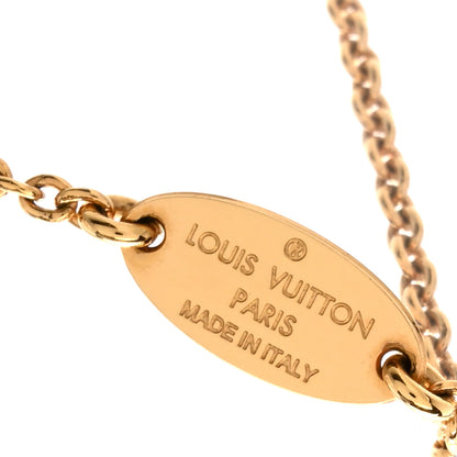 Louis Vuitton Essential V Necklace Gold 5 of 5