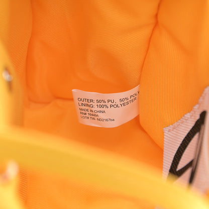 Telfar Vegan Leather Small Shopping Bag Yellow 7 of 8