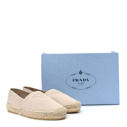 Prada Gabardine Logo Espadrilles 36 Corda 10 of 10