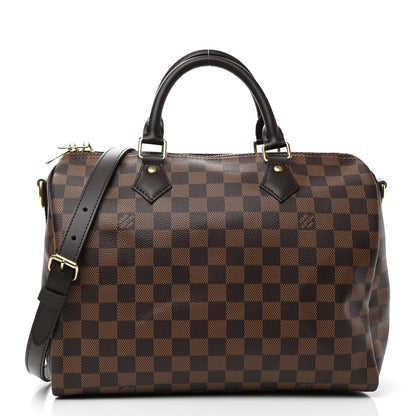 Louis Vuitton Damier Ebene Speedy Bandouliere 30 1 of 10