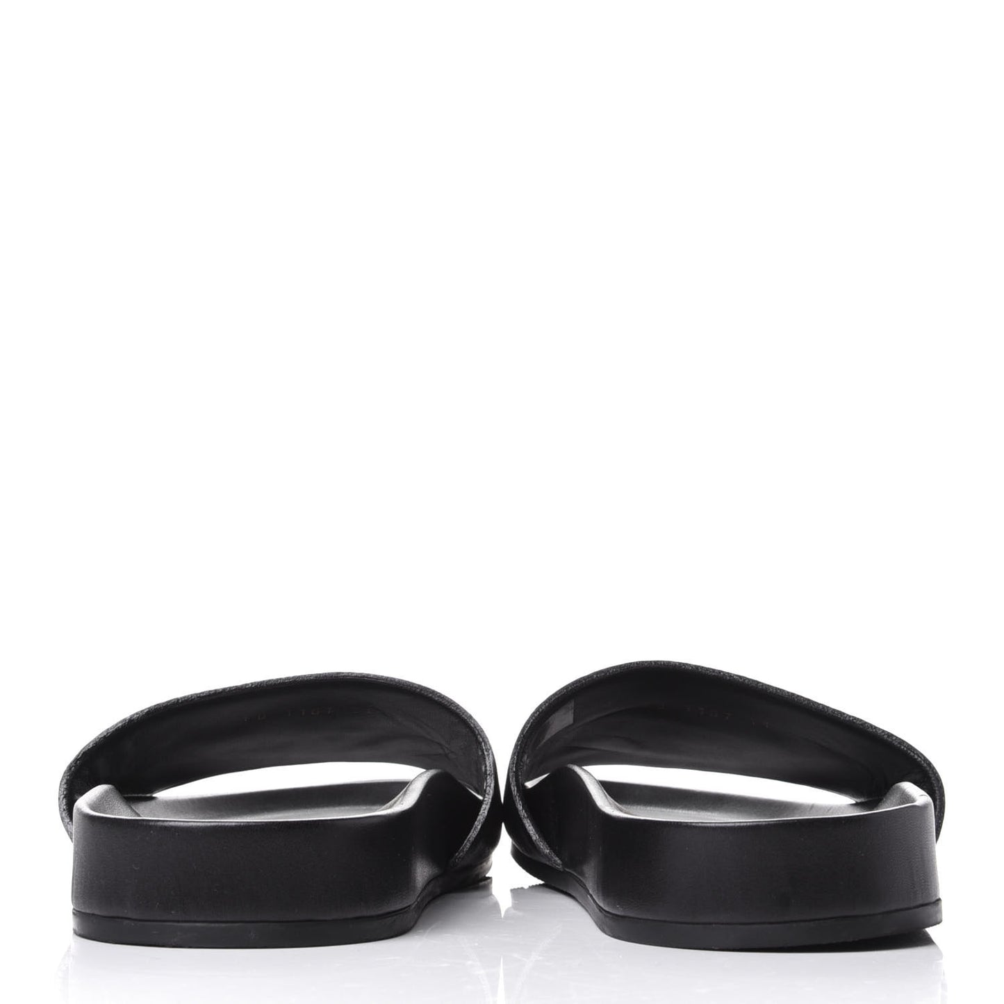 Calfskin Mens New Wave Mirabeau Flat Mules Black