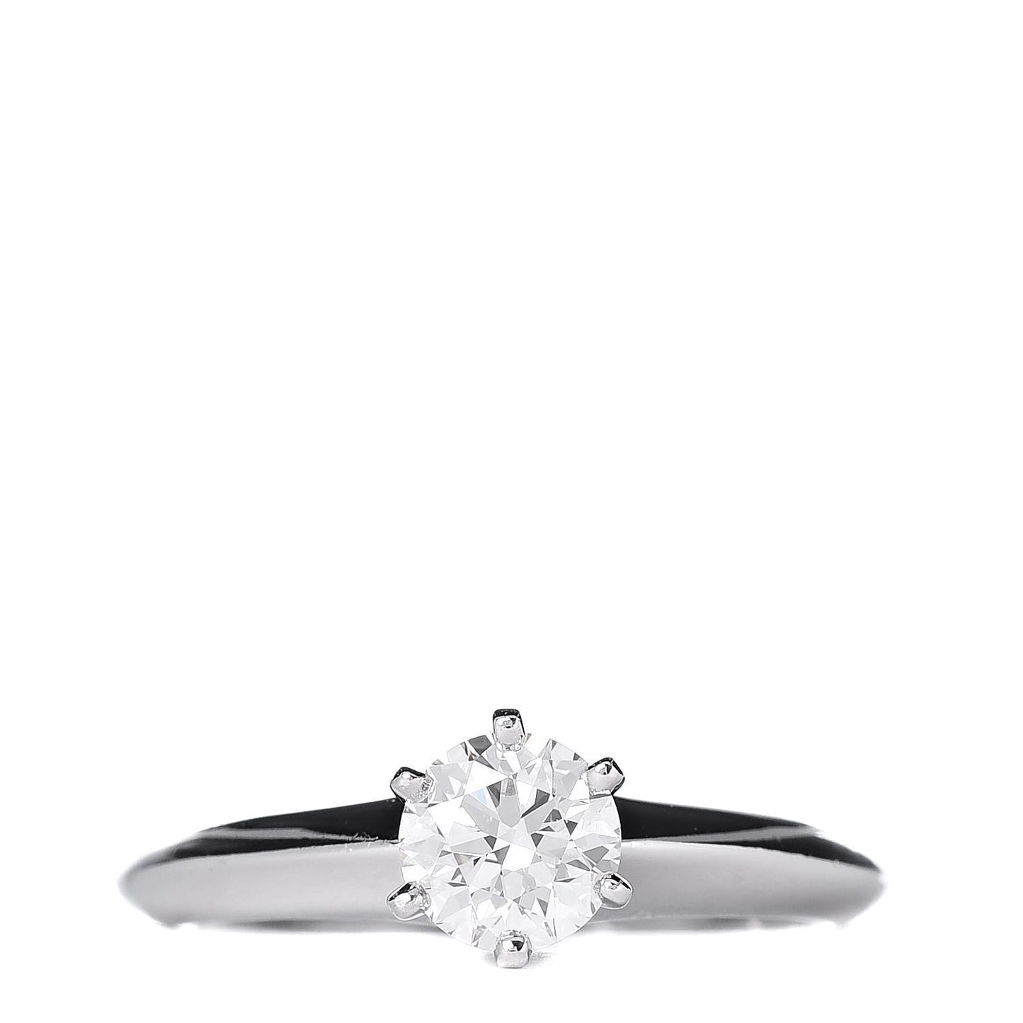 Platinum Diamond .52ct Solitaire Engagement Ring 46 3.75