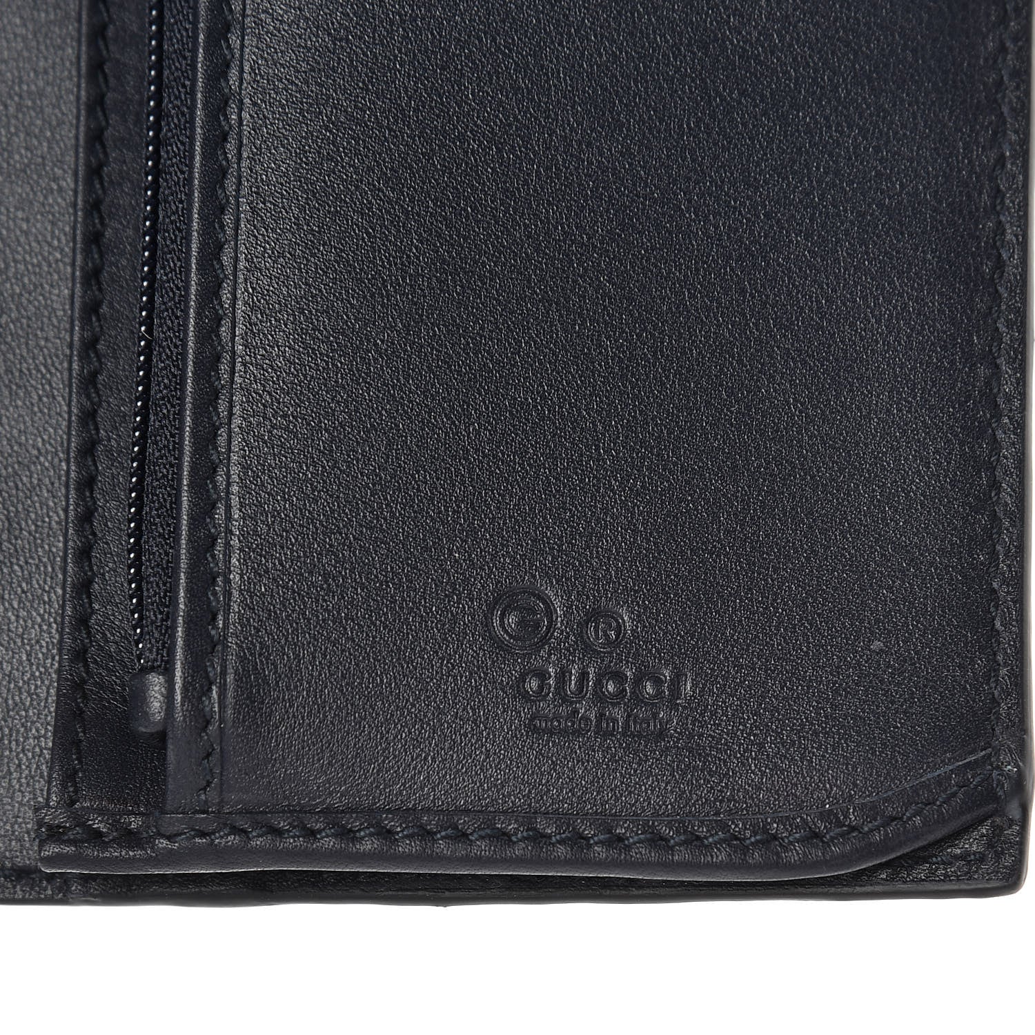 Gucci Microguccissima Bi-Fold Organizer Wallet Blue 6 of 8