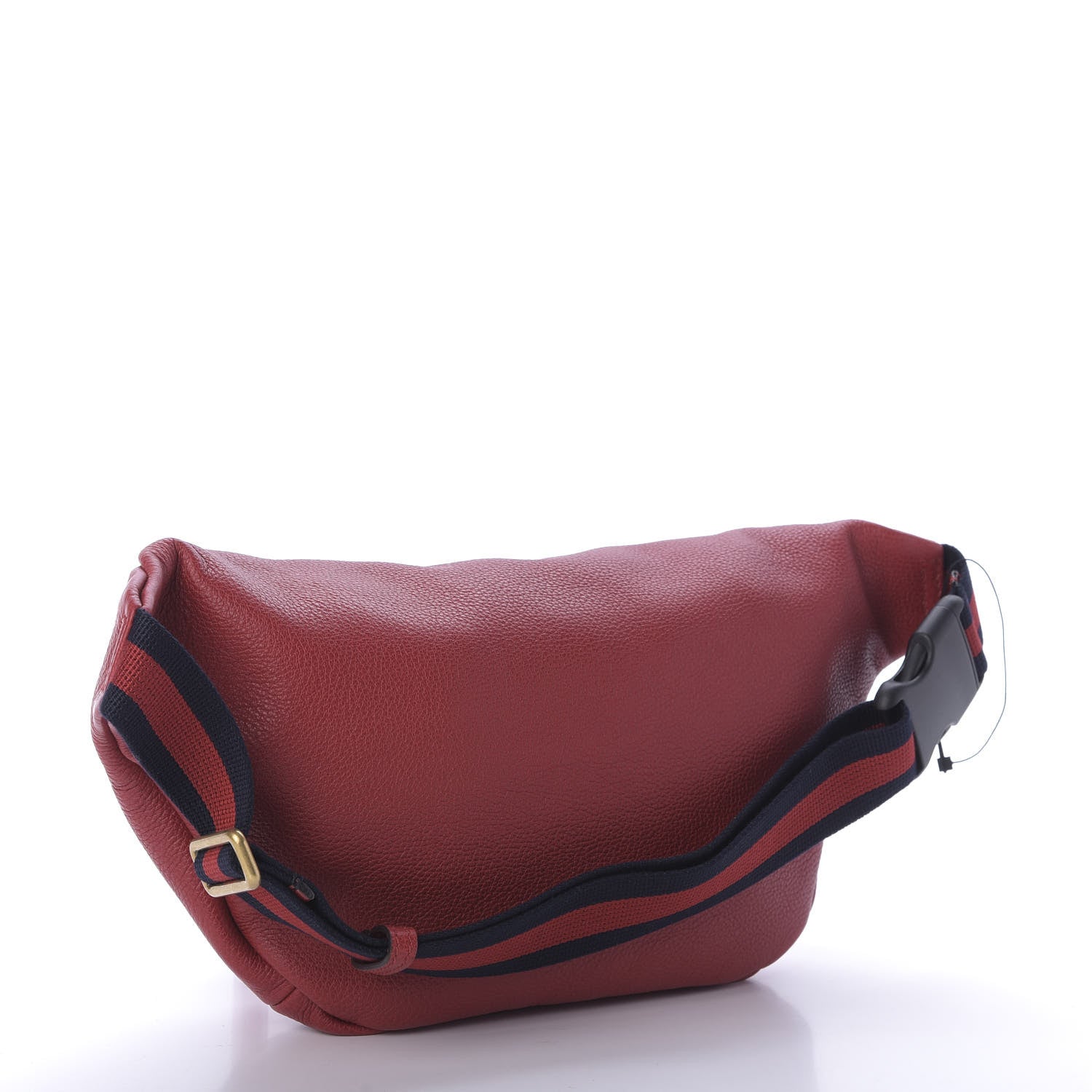 Gucci Grained Calfskin Logo Belt Bag Hibiscus Red 3 of 9