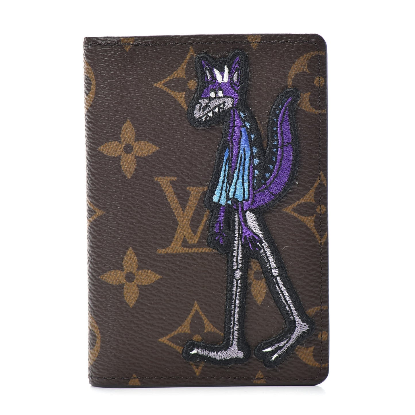 Monogram Embroidered Cartoon LV Friends Pocket Organizer