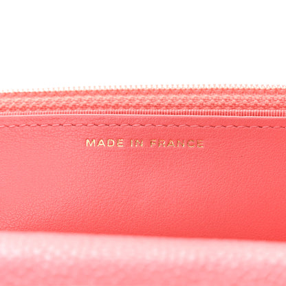 Chanel Caviar Quilted Wallet on Chain WOC Pink 7 of 12