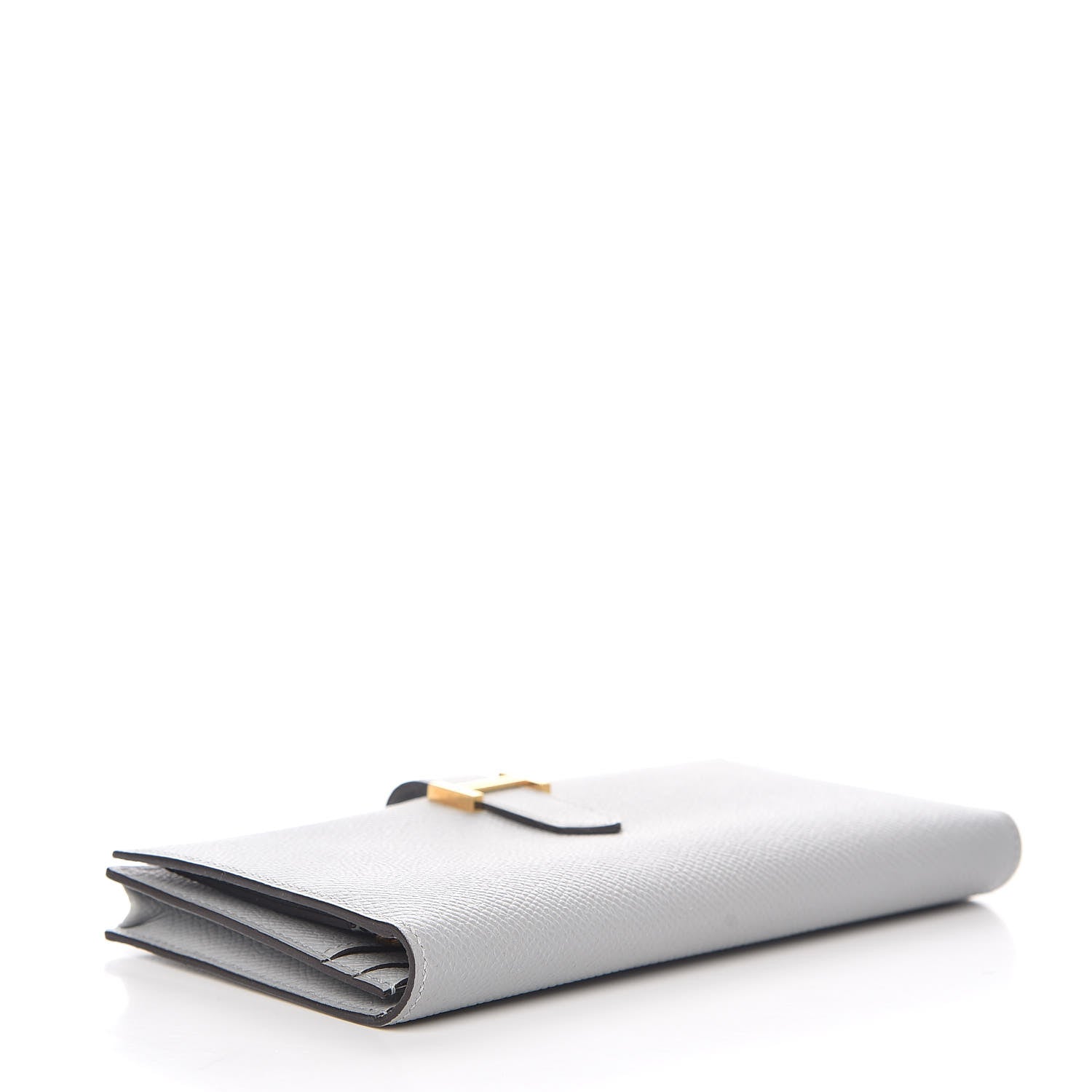 Hermes Epsom Bearn Gusset Wallet Gris Mouette 4 of 8