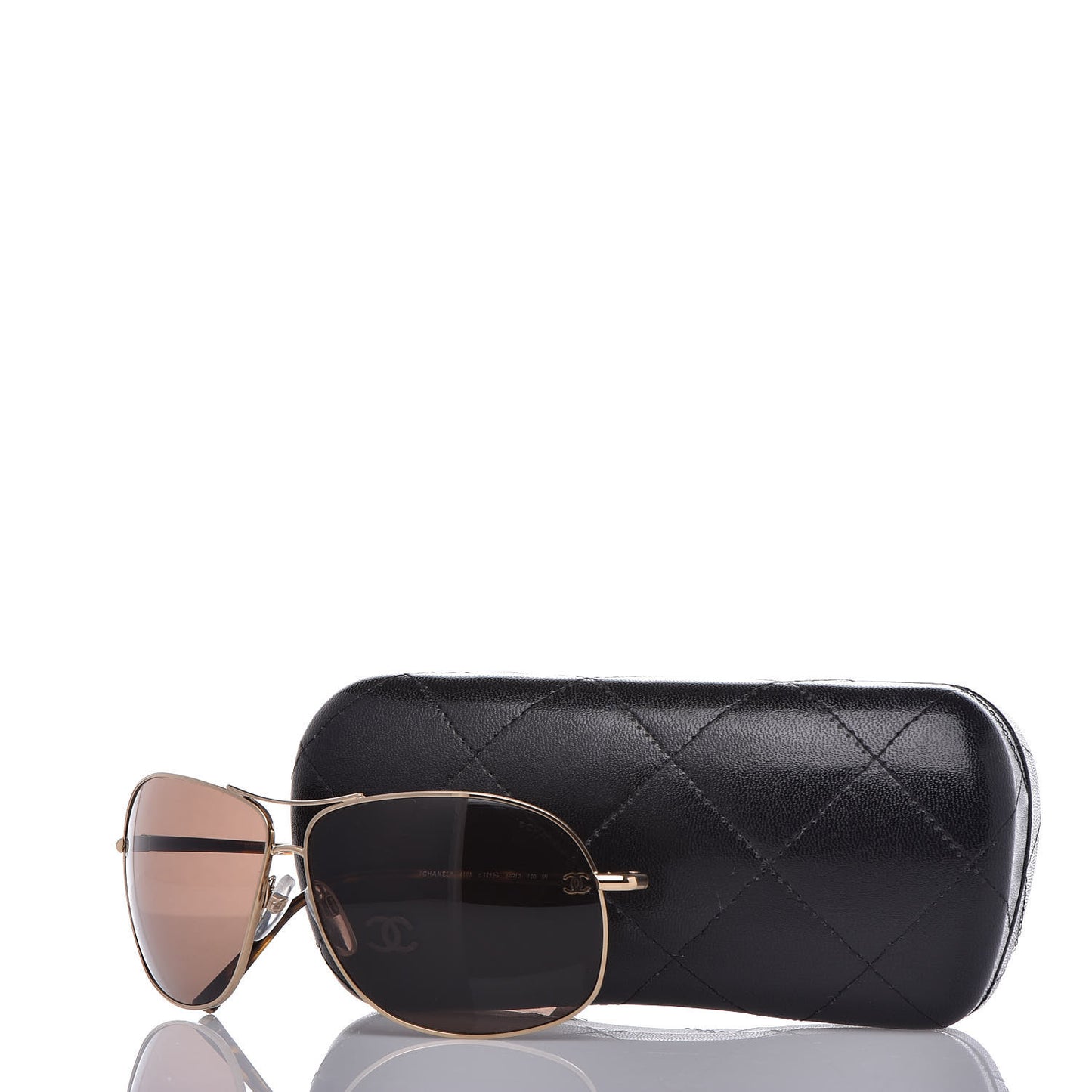 Aviator Sunglasses 4193 Gold Havana