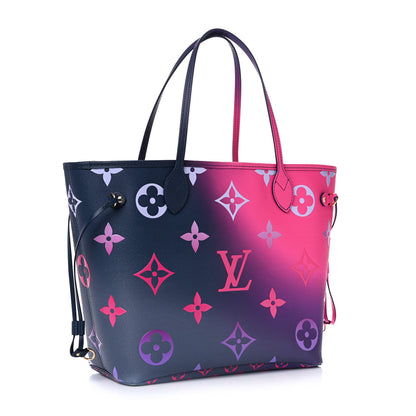 Louis Vuitton Monogram Giant Spring In The City Neverfull MM Midnight Fuchsia 3 of 10