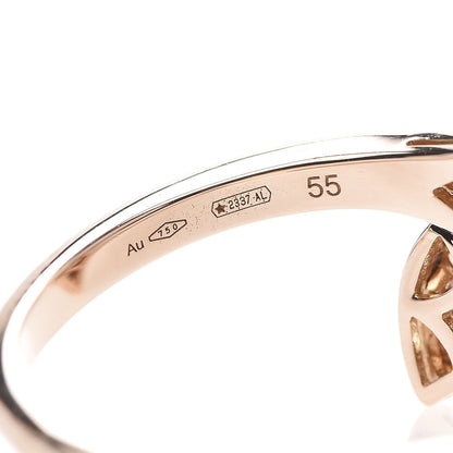 Bulgari 18K Rose Gold Diamond Divas' Dream Ring 55 7.25 5 of 7